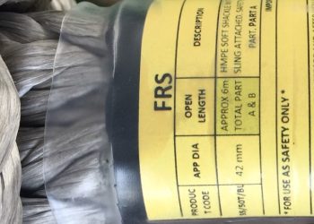 FRS Label for HMPE Soft Shackle Fiber Rope Solutions